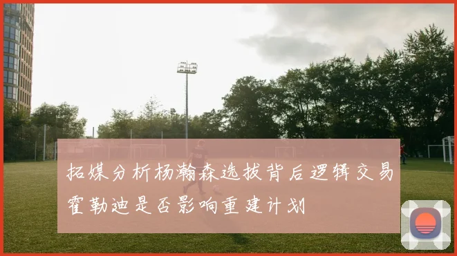 拓媒分析杨瀚森选拔背后逻辑交易霍勒迪是否影响重建计划