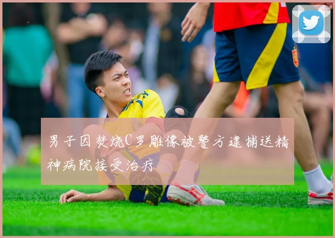 男子因焚烧C罗雕像被警方逮捕送精神病院接受治疗